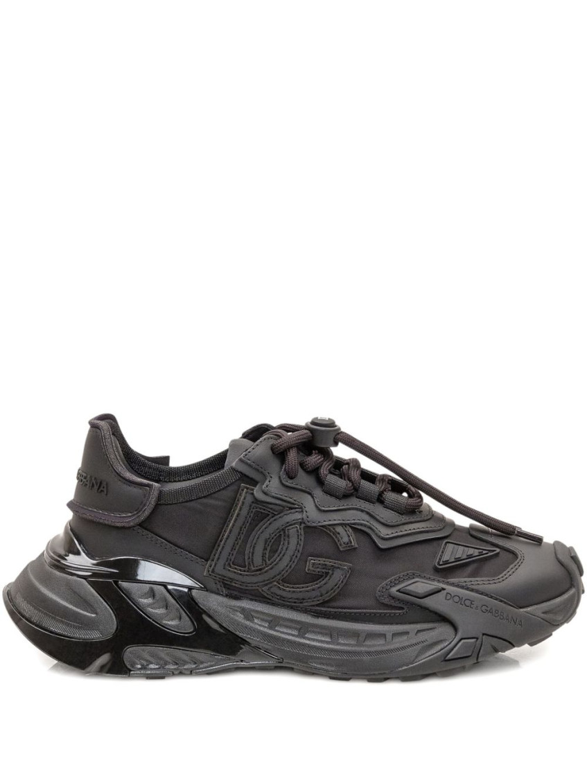 Dolce & Gabbana Day Faster Low-top Sneakers In Black