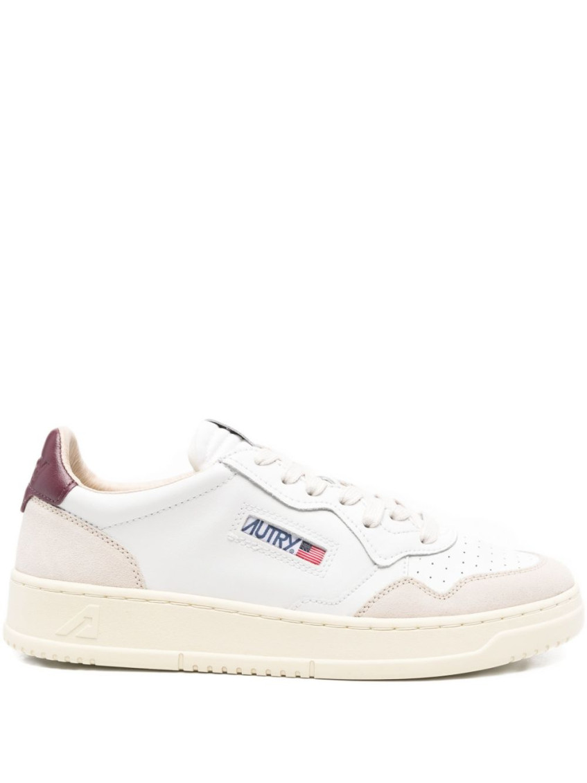 Autry White Logo Sneakers In White