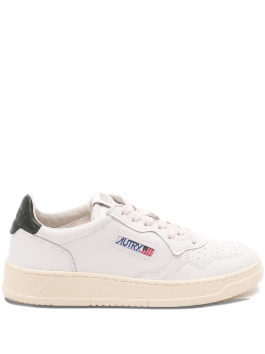 Autry White Sneakers With Smooth Leather Upper In White