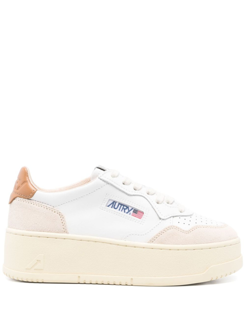Autry White Medalist Sneakers In White