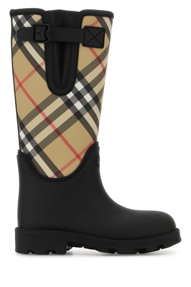 Burberry Giorgio Brato Giubbotto Con Cappuccio In Montone In Black
