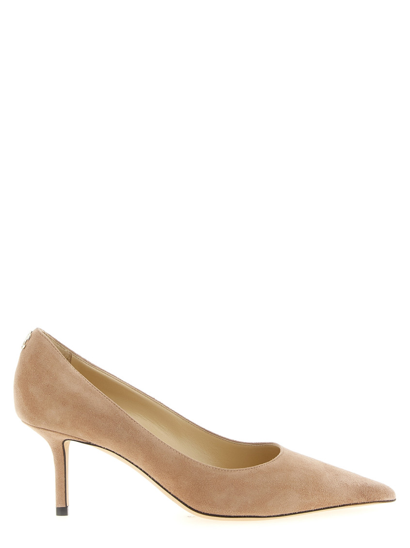 Jimmy Choo Pink Pointed Toe Pumps In Brown