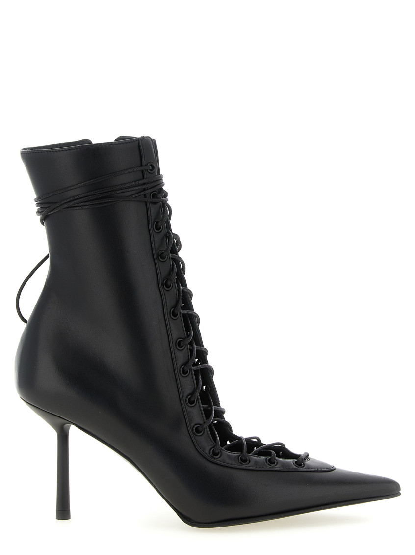 Le Silla Black Colette Ankle Boots In Black