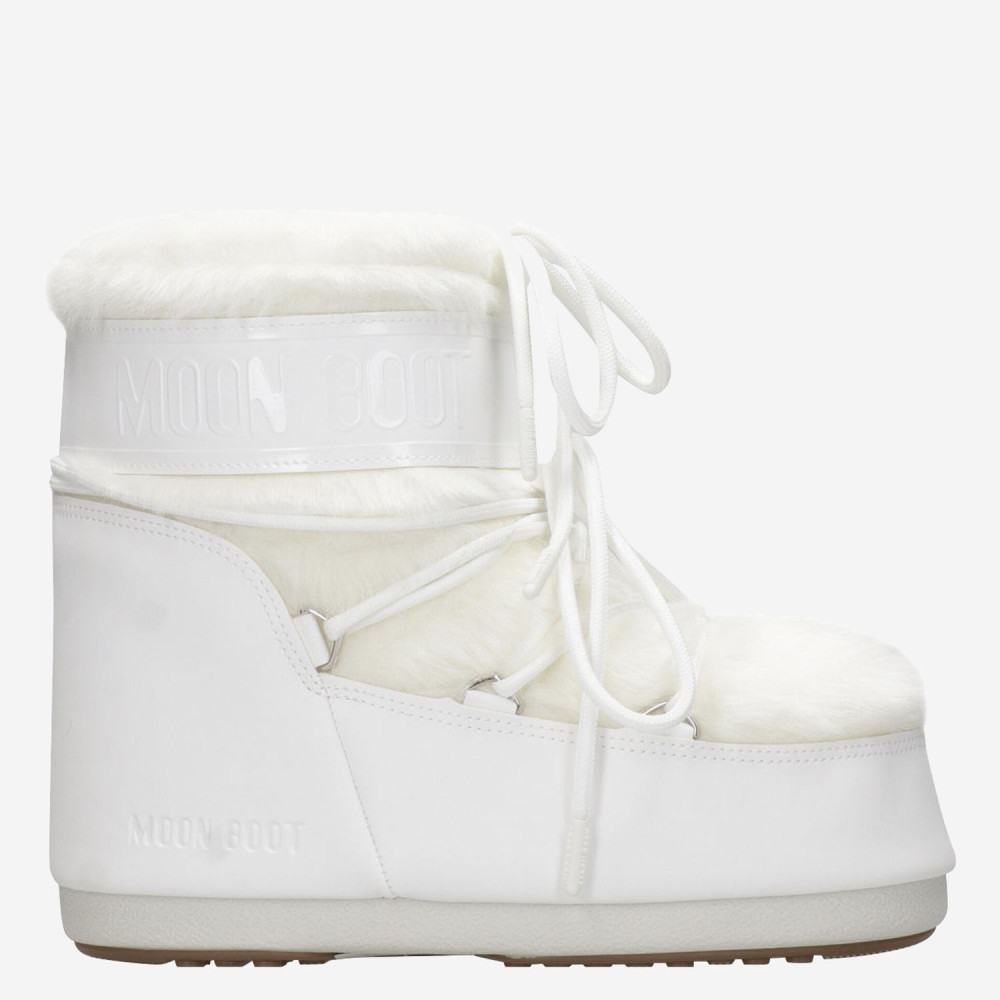 Moon Boot White Icon Low Boots In White