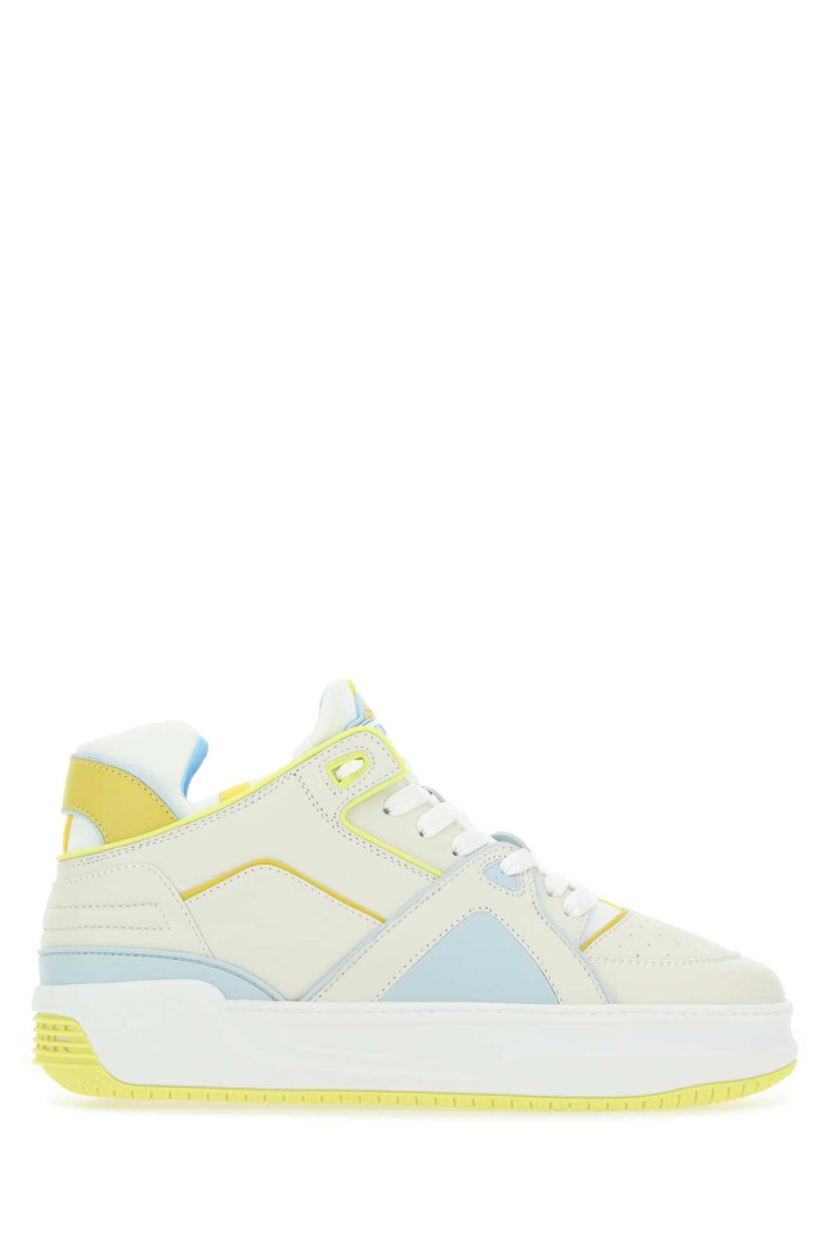 Shop Just Don Multicolor Leather Sneakers