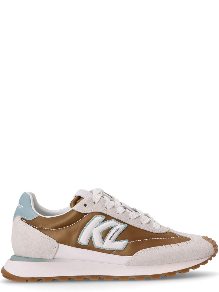 Karl Lagerfeld Brown Logo Sneakers In Multi