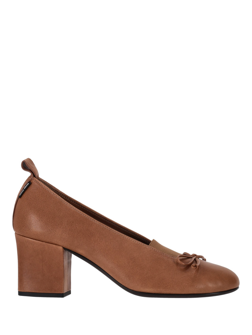 Miu Miu Brown Leather Heels