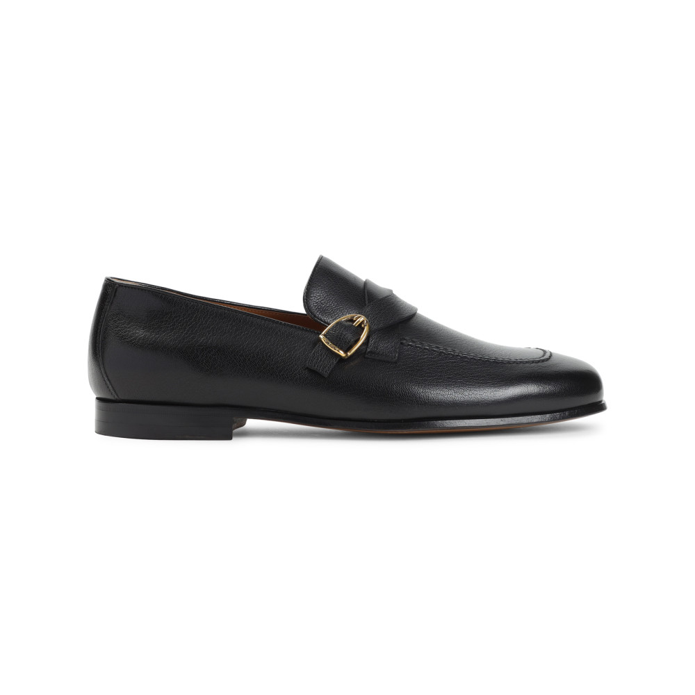 Tom Ford Gigi Twisted-band Leather Loafers In Black