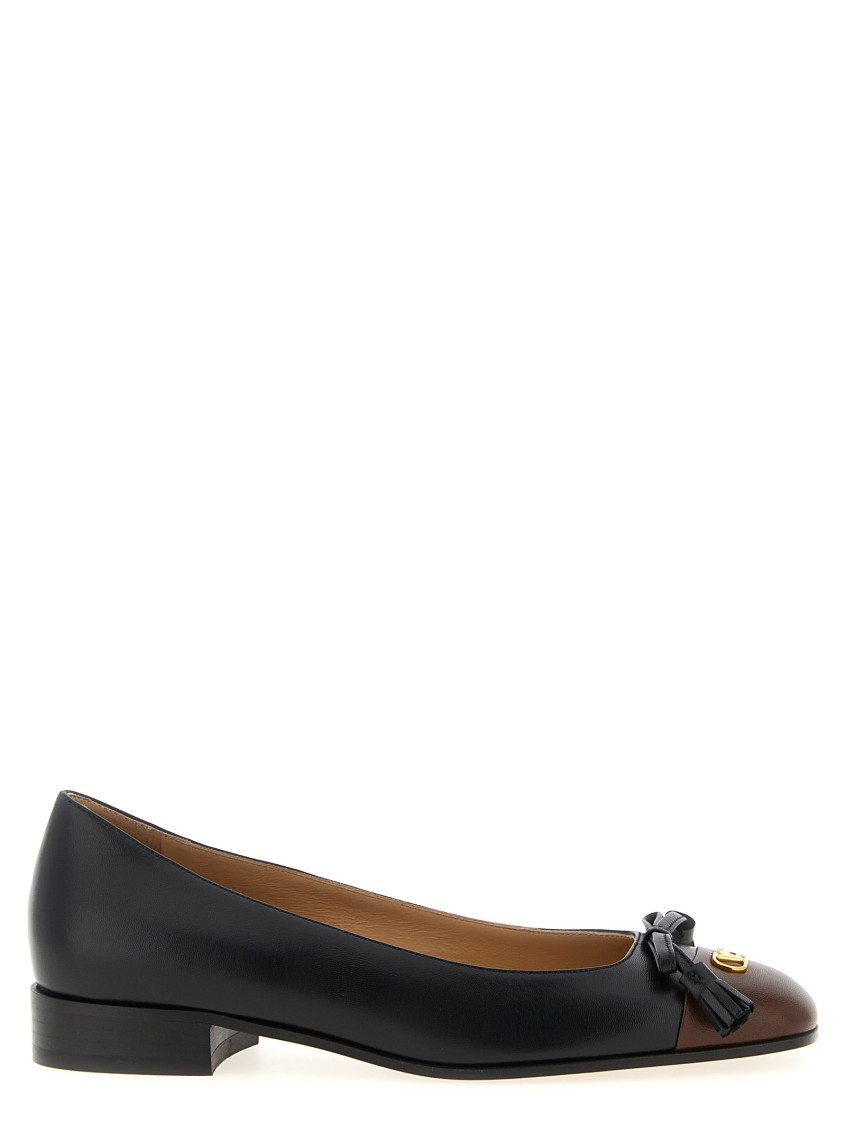Valentino Valet Du Roi Ballet Flats In Black