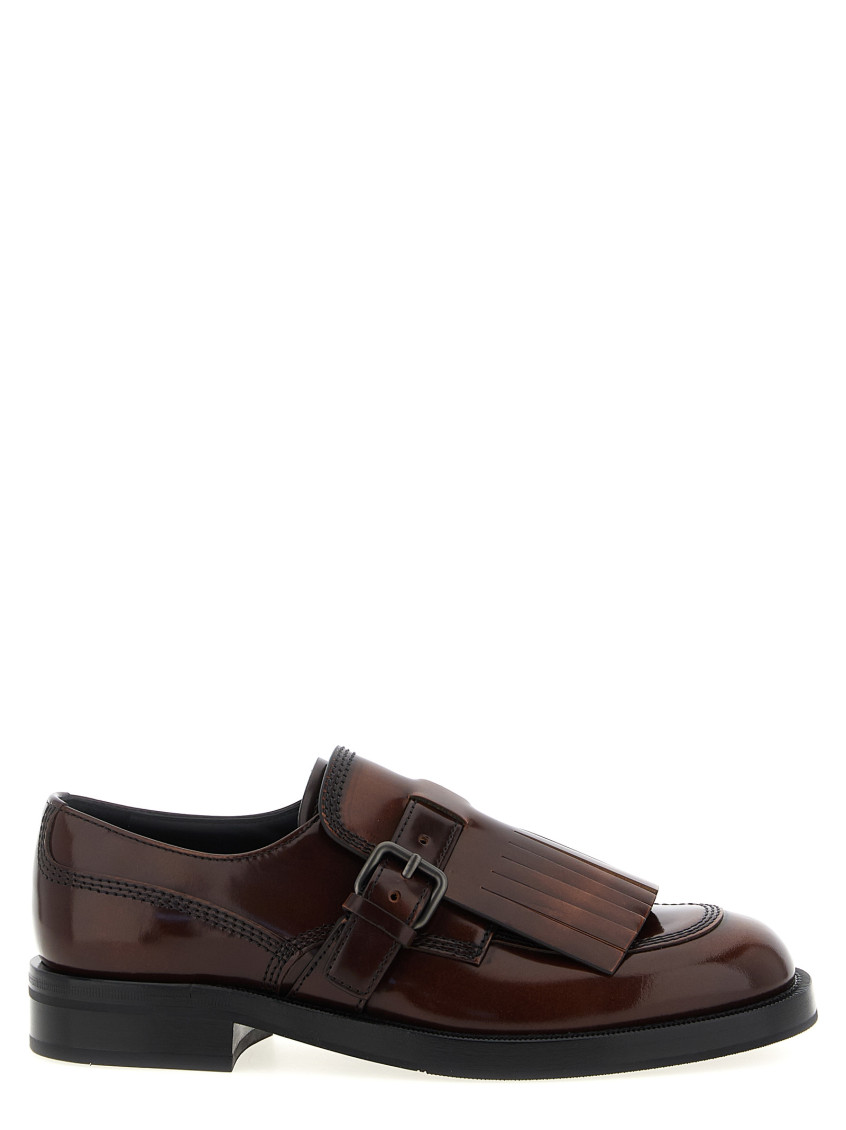 Church's Brown Leather Piper Monk Strap Shoes In Brown