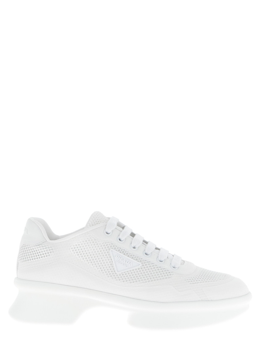 Prada White Logo Sneakers