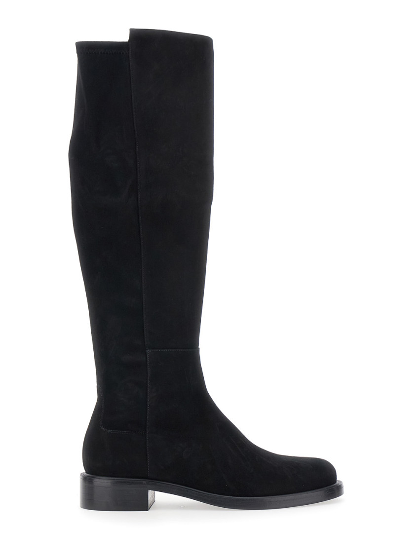 Stuart Weitzman Black Knee High Boots In Black