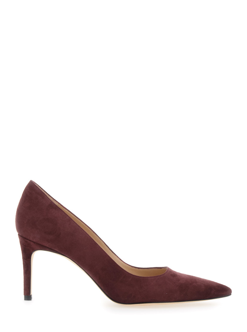 Stuart Weitzman Brown Pointed Toe Pumps