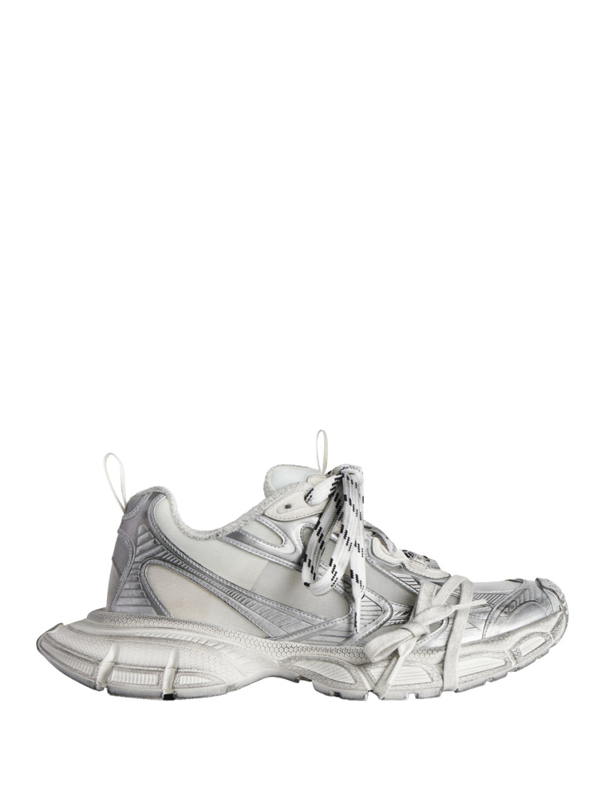 Balenciaga Worn-out Effect 3xl Mesh Sneakers Shoes In Gray