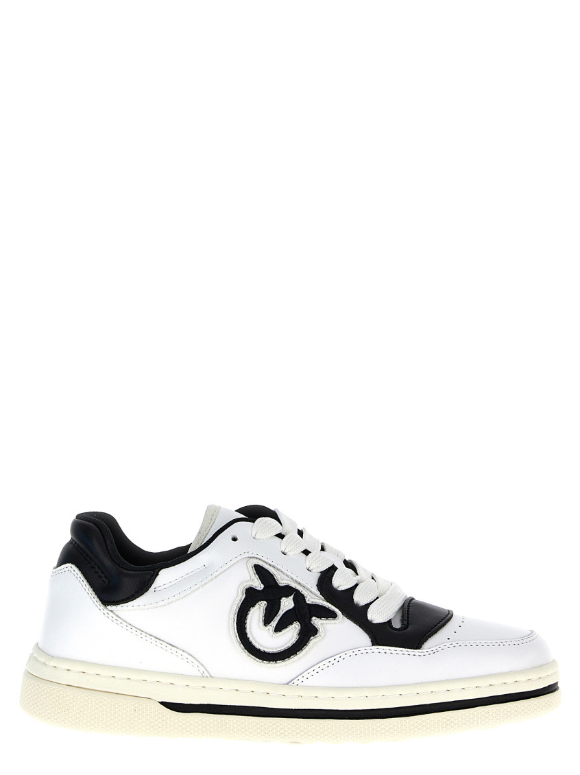 Shop Pinko White Mandy 01 Sneakers