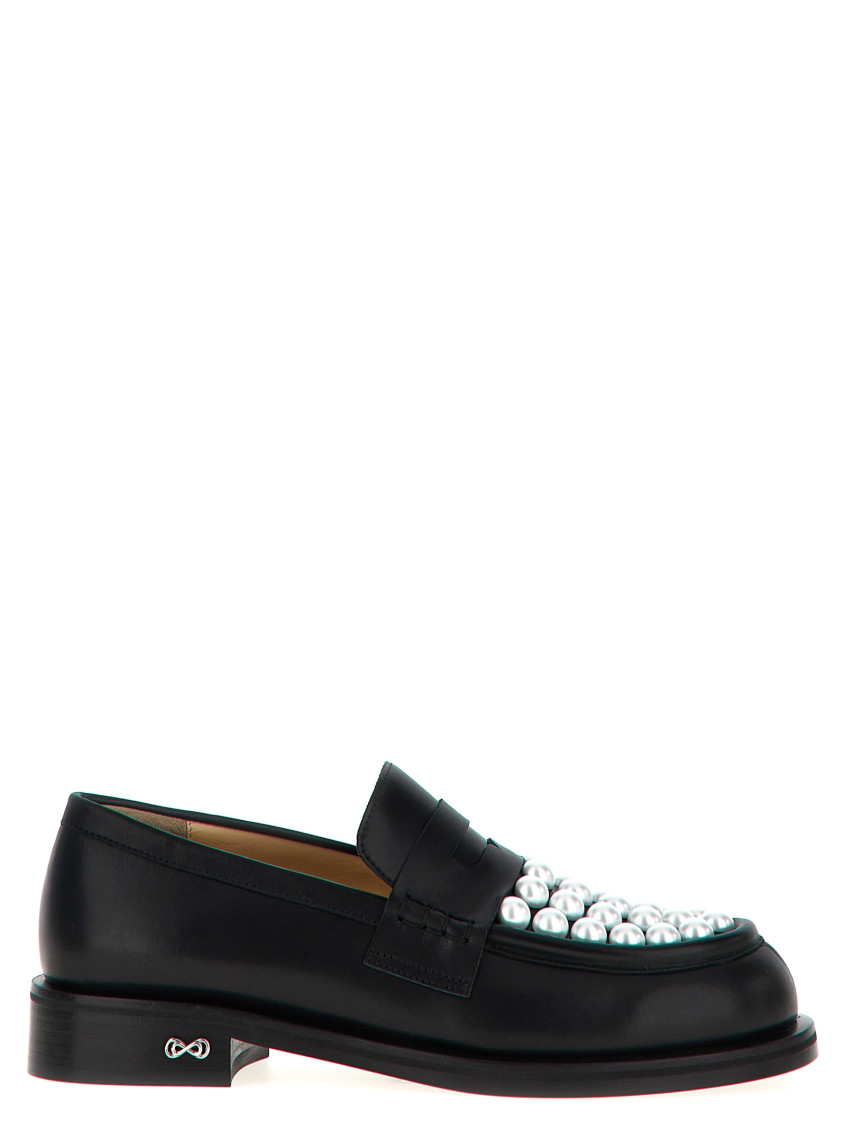 Mach&mach Mach & Mach Flat Shoes In Black