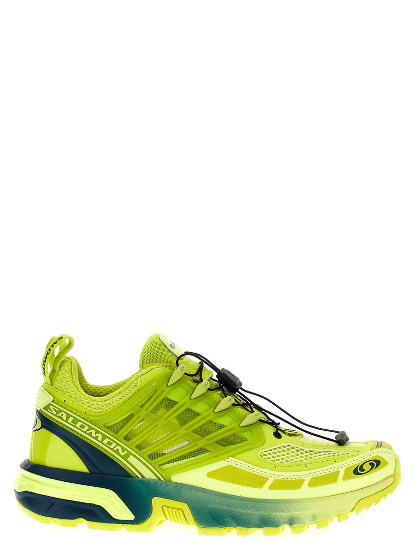 Salomon Advanced Acs Pro Panelled Sneakers In Yellow