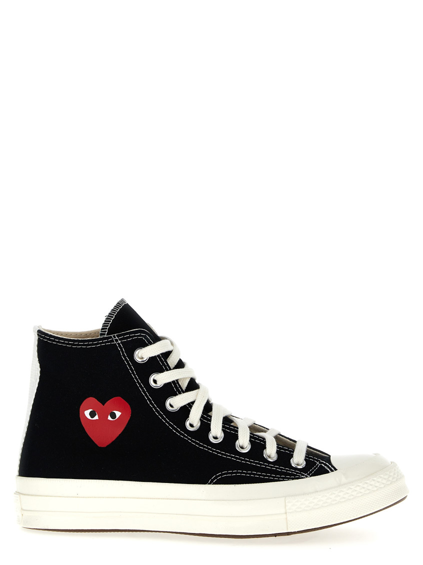 Comme Des Garçons Sneakers Play X Converse In Black