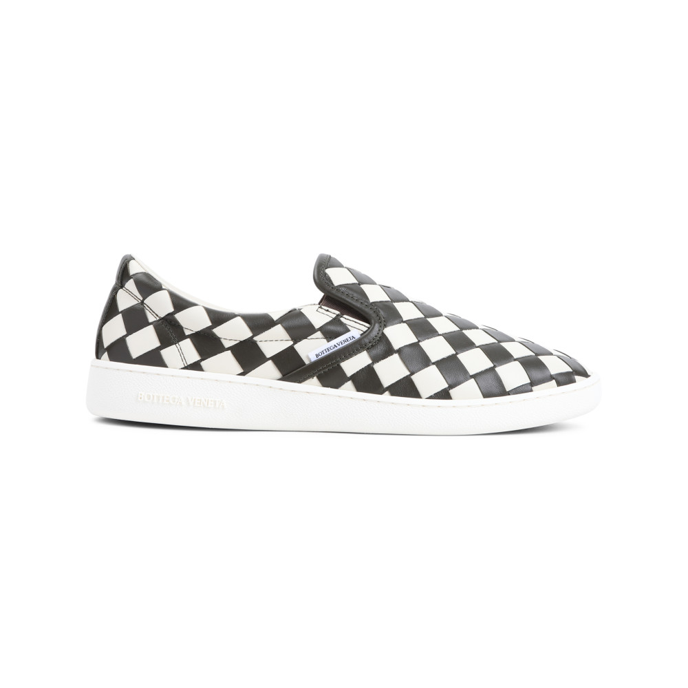 Bottega Veneta Men Sawyer Sneaker City Calfskin Bicolor In White