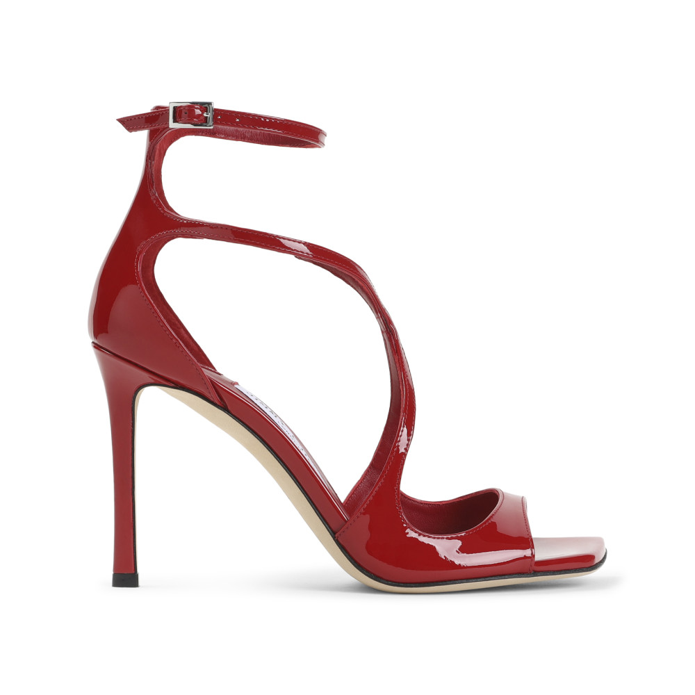 Jimmy Choo Red Leather Heels for Women Online USA at Darveys.com