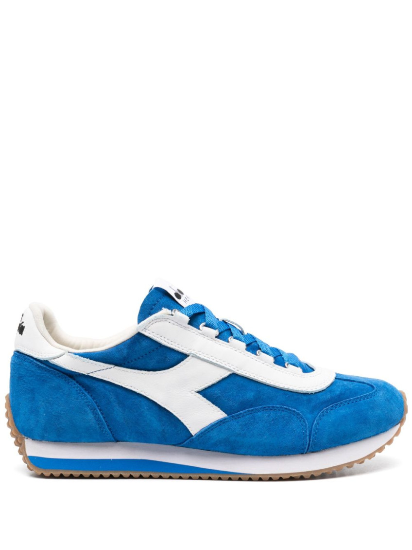 Diadora Royal Blue Suede Sneakers In Blue