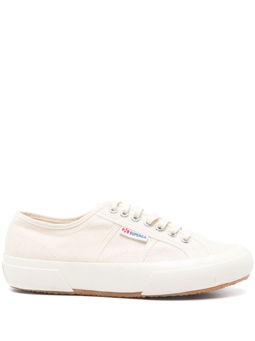 Superga Natural Cotton Sneaker In Neutral