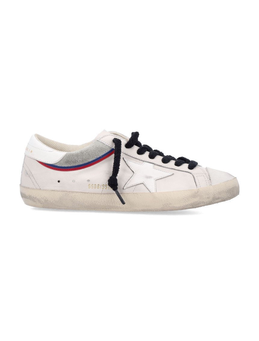 Golden Goose Multicolor Leather Super Star Sneakers In White