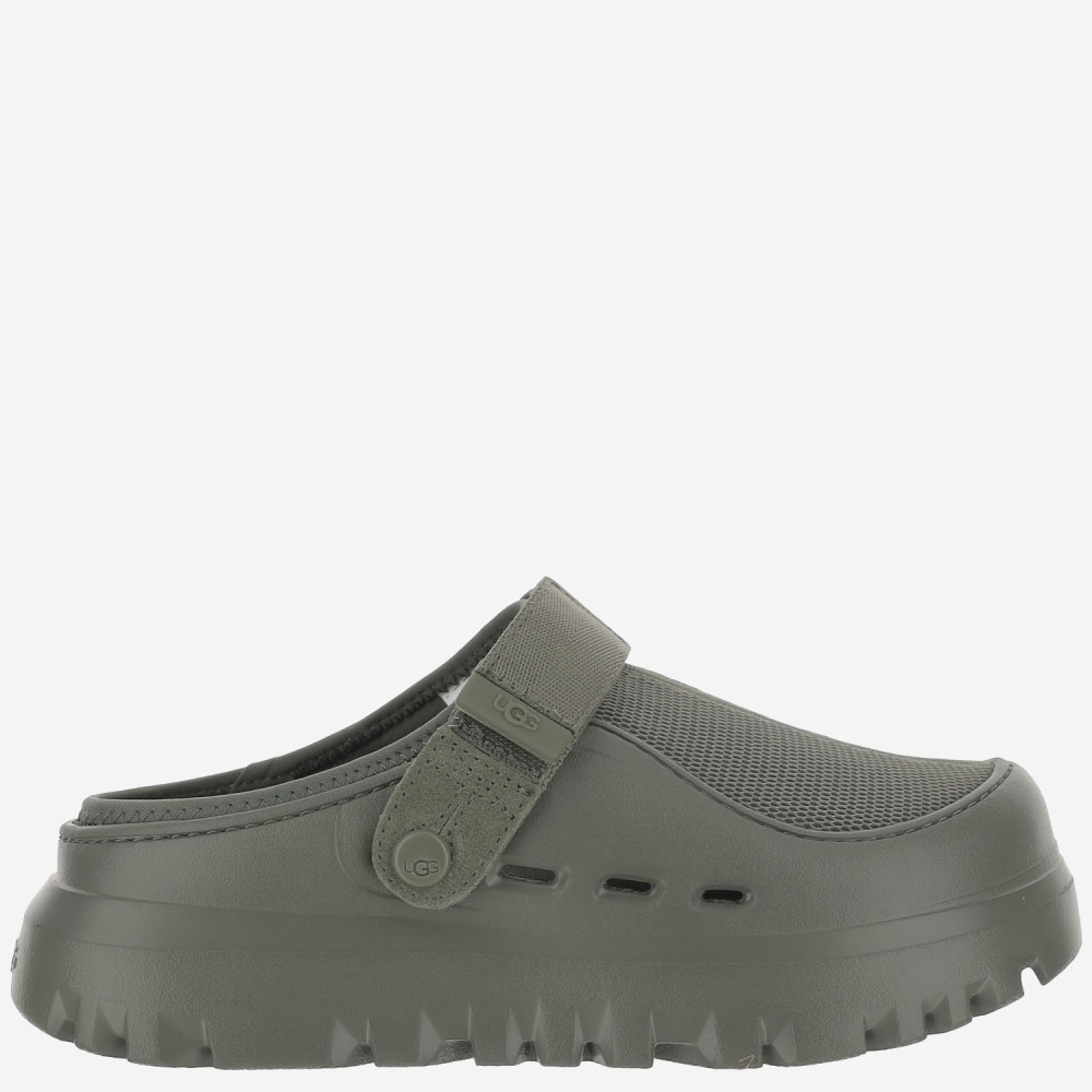 Shop Ugg Green Logo Sandals