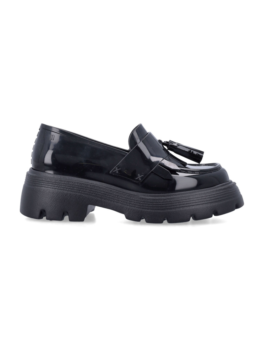 Shop Comme Des Garçons Black Leather Loafers