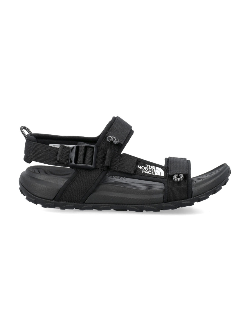 The North Face Explore Adjustable Strap Sandal In Black