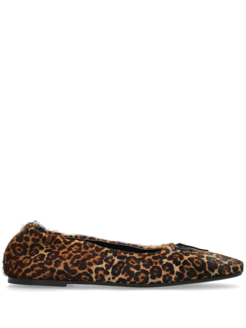 Golden Goose Amy Leopard-print Ballet Flats In Leopard Print