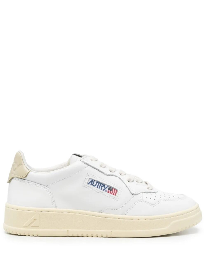 Autry White Low Top Sneakers