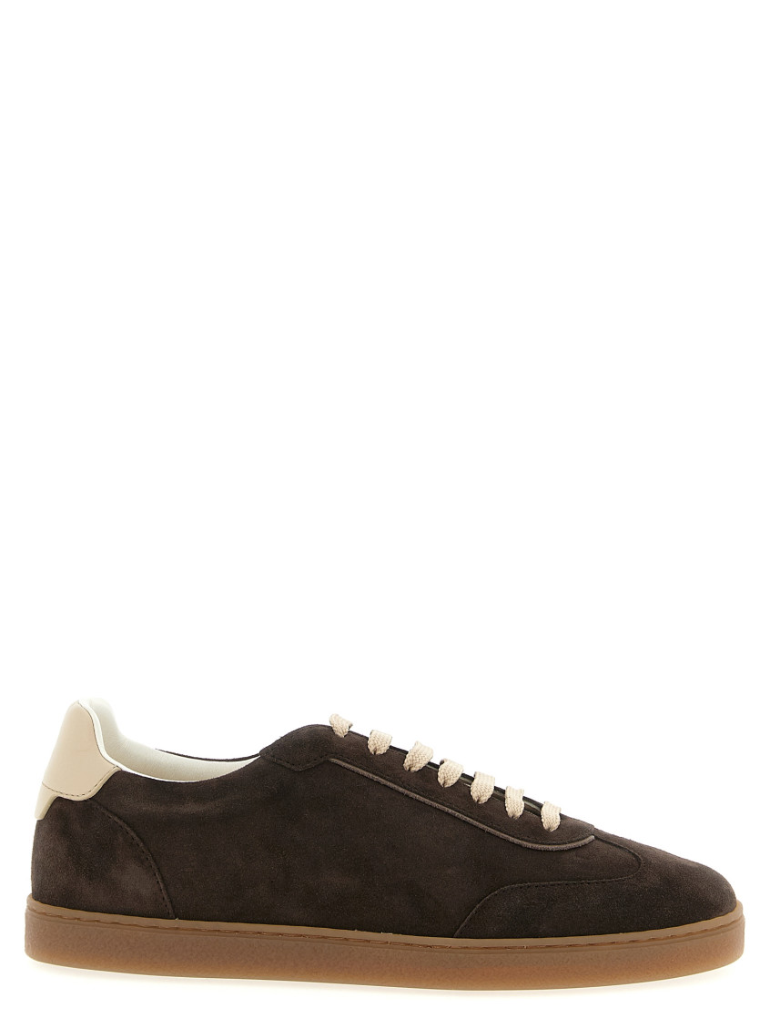 Brunello Cucinelli Men Suede Leather Sneakers