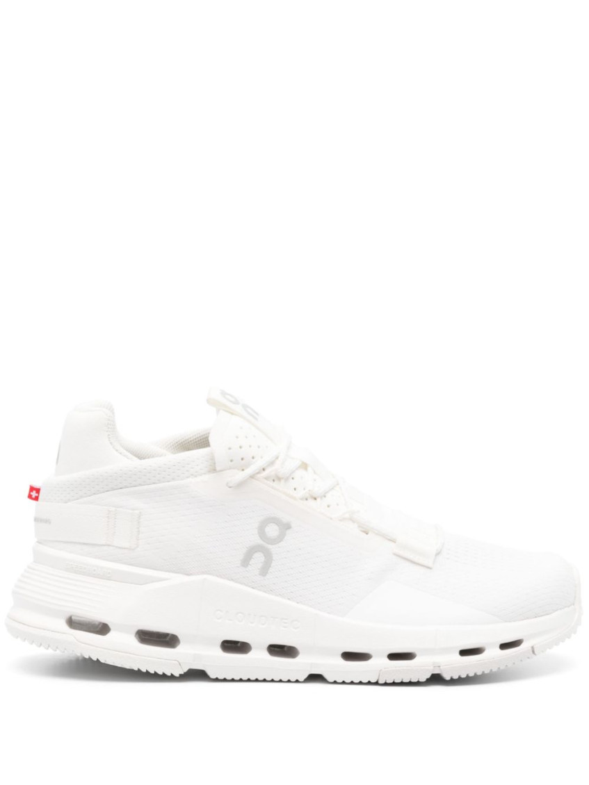 On Running Cloudmonster Void Sneakers In White
