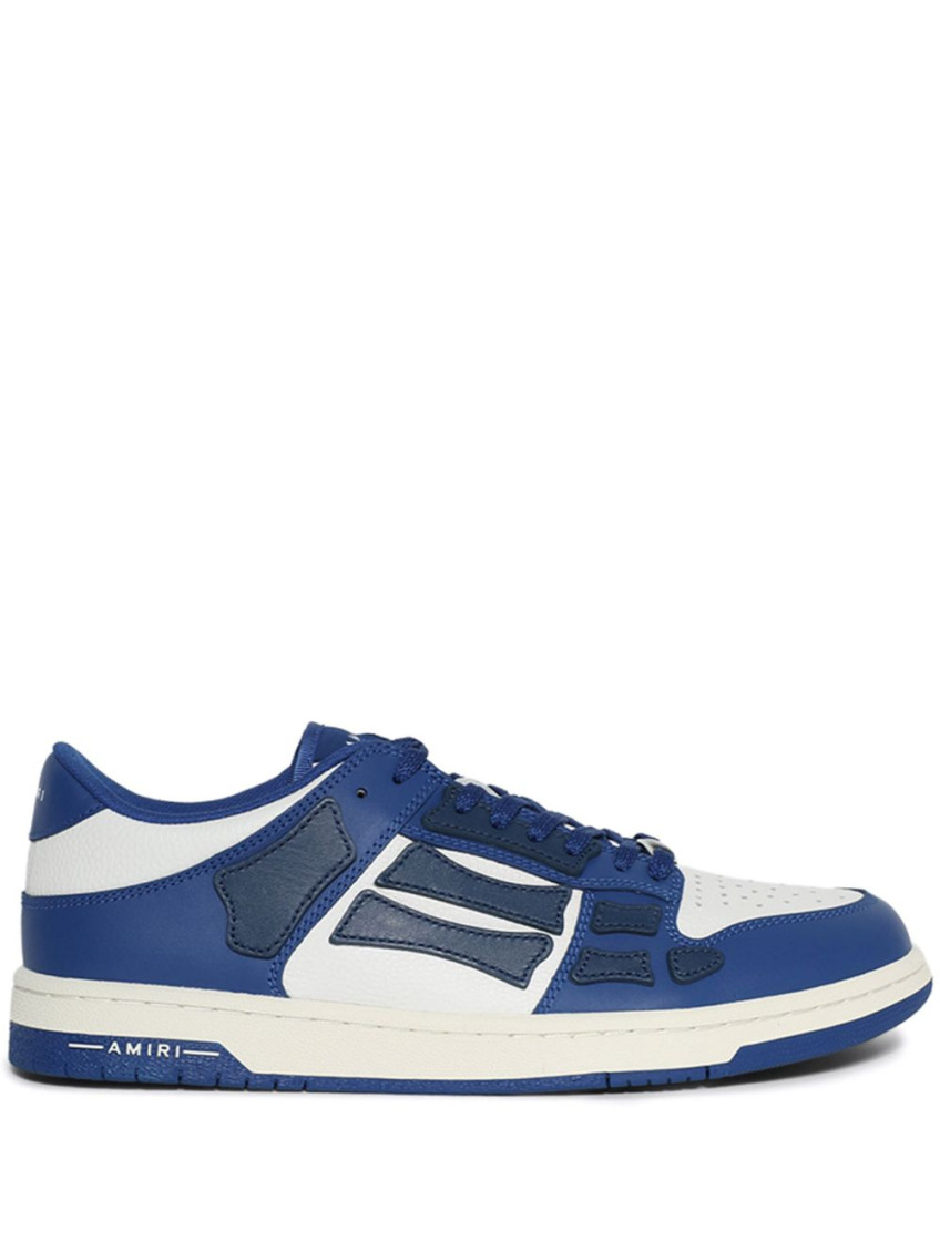Amiri Perforated Detailing Lace-up Sneakers For Men In Blue
