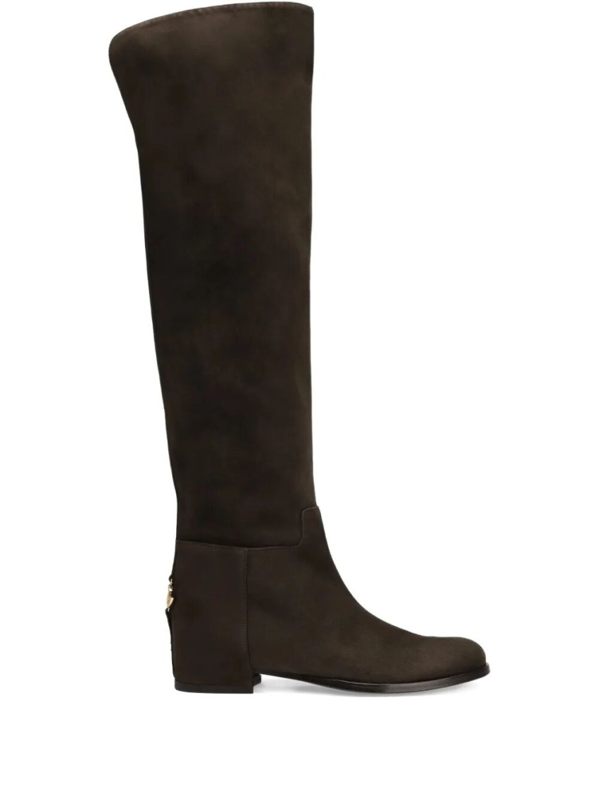 Dolce & Gabbana Brown Suede Boots