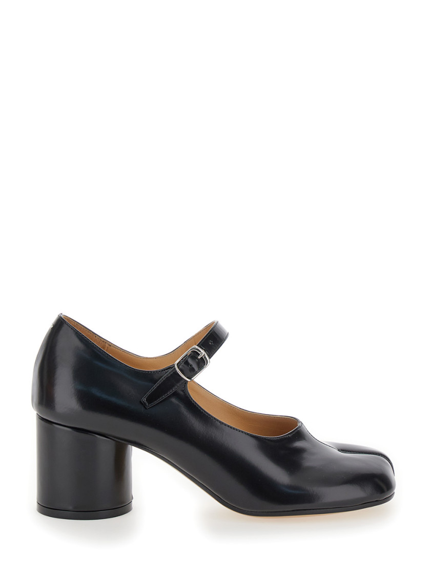 Shop Maison Margiela Black Mary Jane Heels