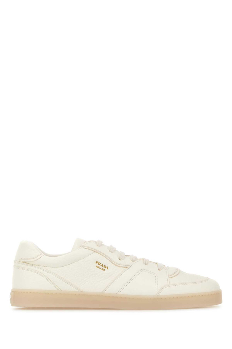 Prada White Leather Sneakers for Men Online India at Darveys.com