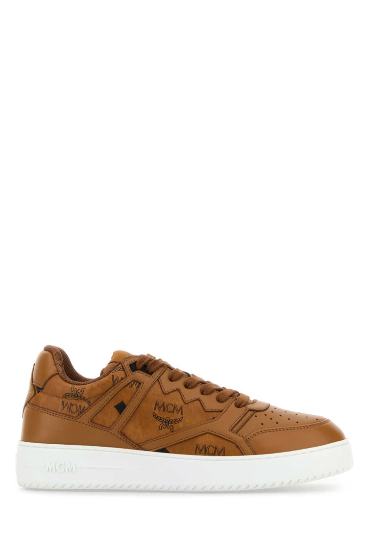 Mcm Brown Lace Up Sneakers