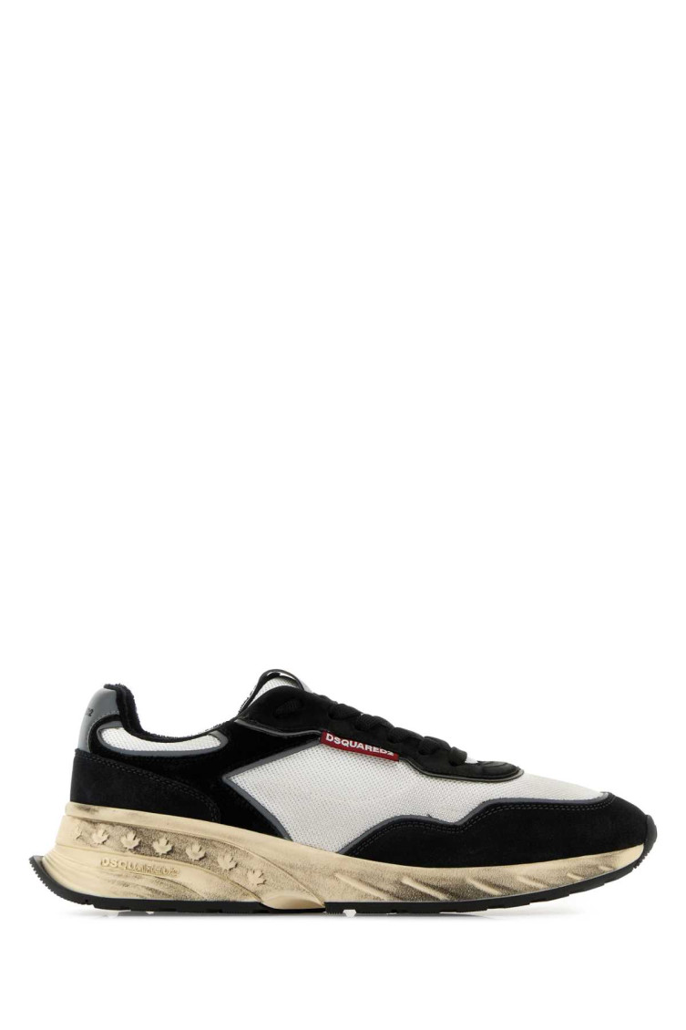 Shop Dsquared2 Black Low Top Sneakers