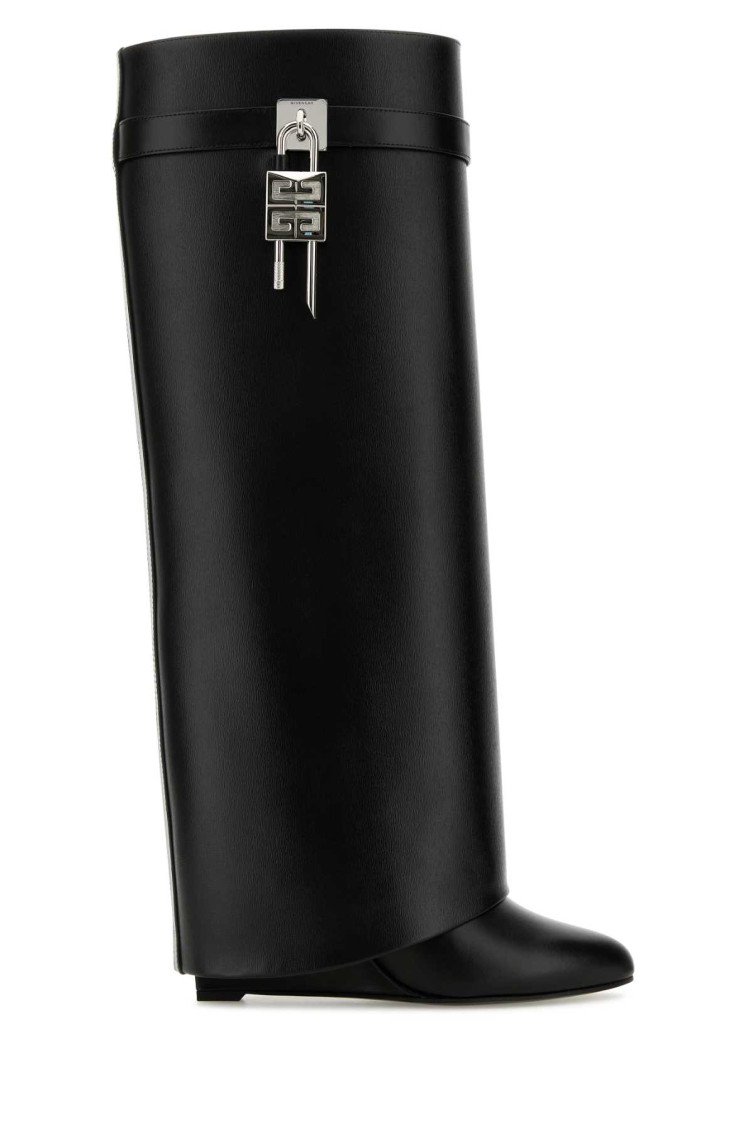 Shop Givenchy Black Leather Boots