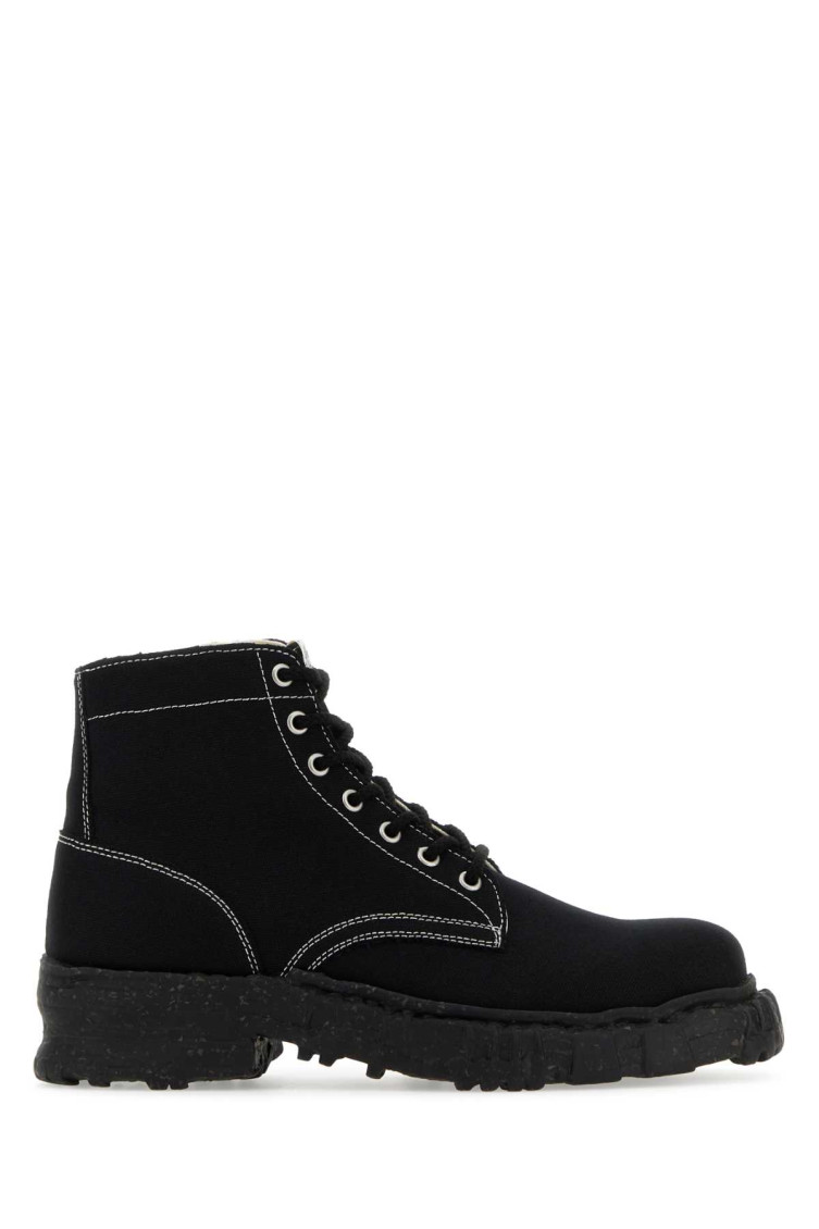 MAISON YASUHIRO BLACK ANKLE BOOTS