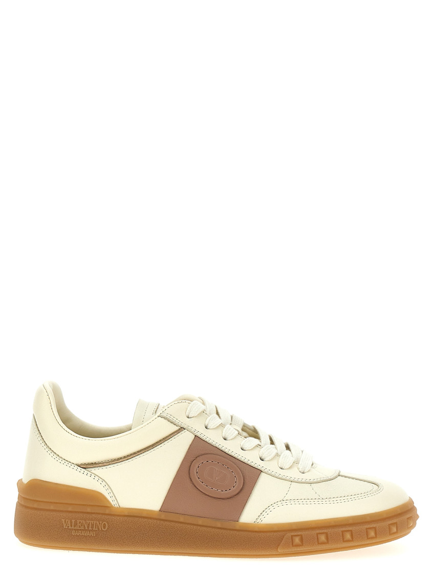 Shop Valentino White Upvillage Low Top Sneakers