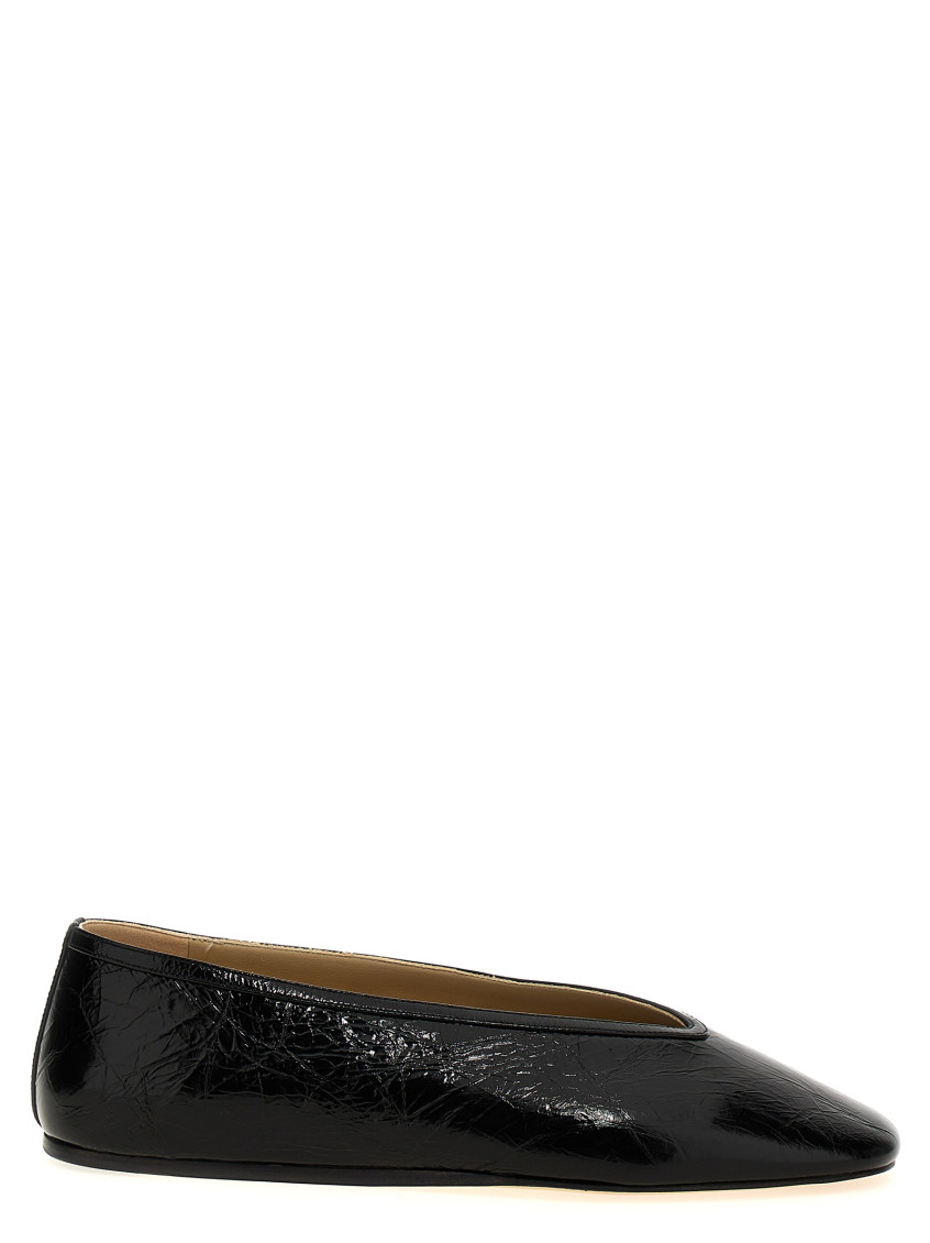 LE MONDE BERYL BLACK LUNA BALLET FLATS