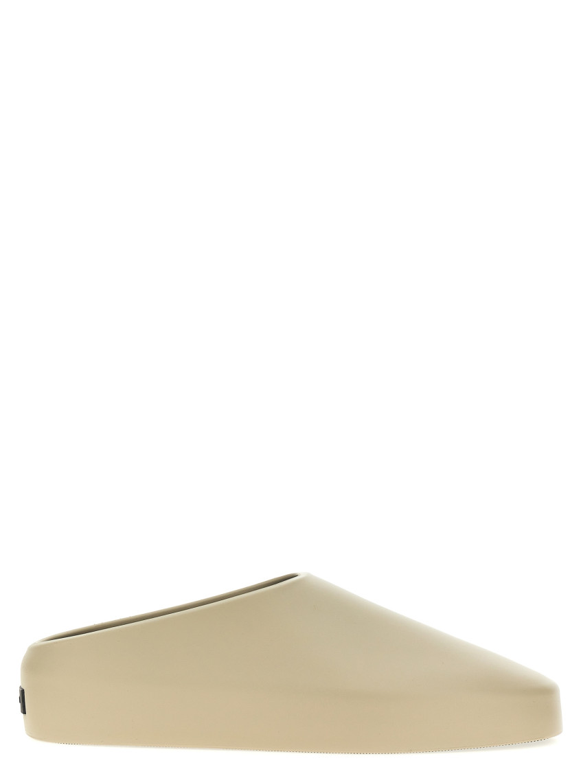 Fear Of God Off-white 'the California' Mules In Taupe
