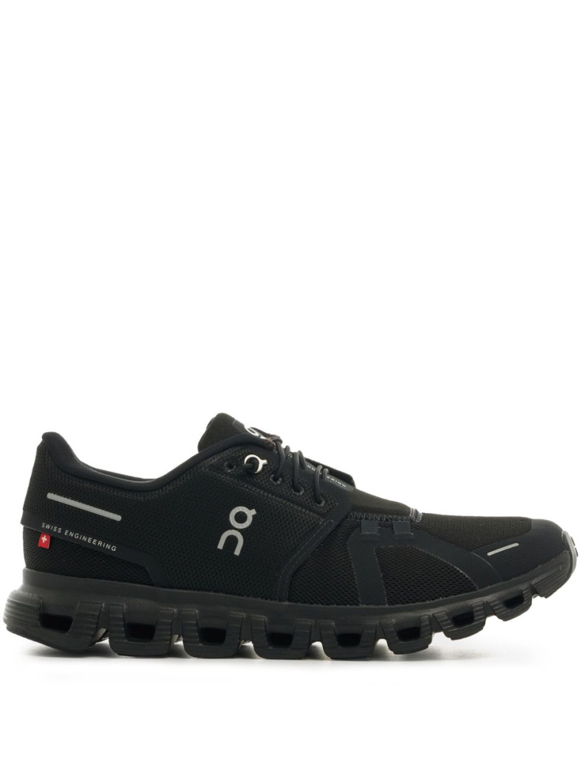 On Running Cloud 6 Lace-up Sneakers In Black