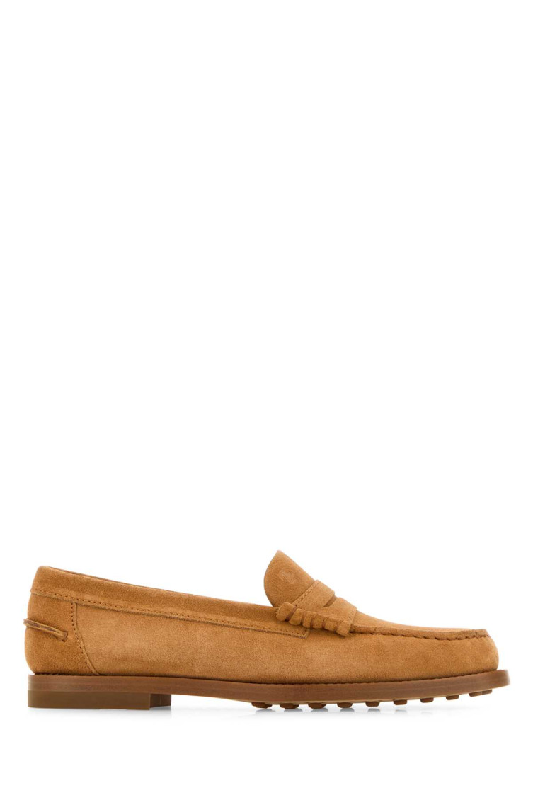Tod's Brown Slip On Loafers In Brown