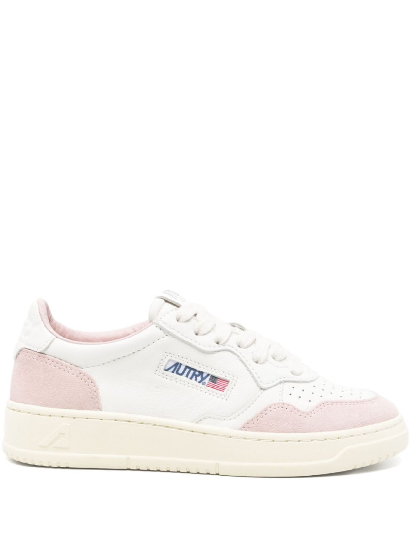 Shop Autry White Lace Up Sneakers