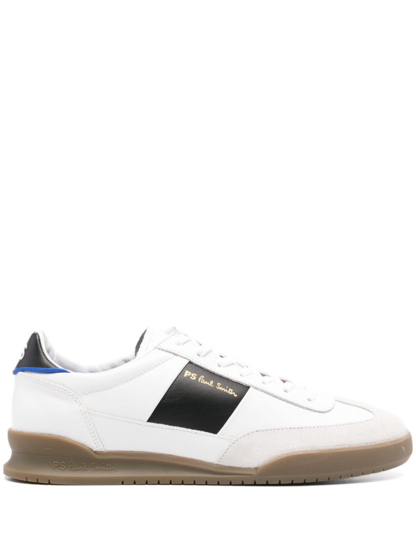 Paul Smith Panel Contrast Sneaker With Branded Heel In Multi