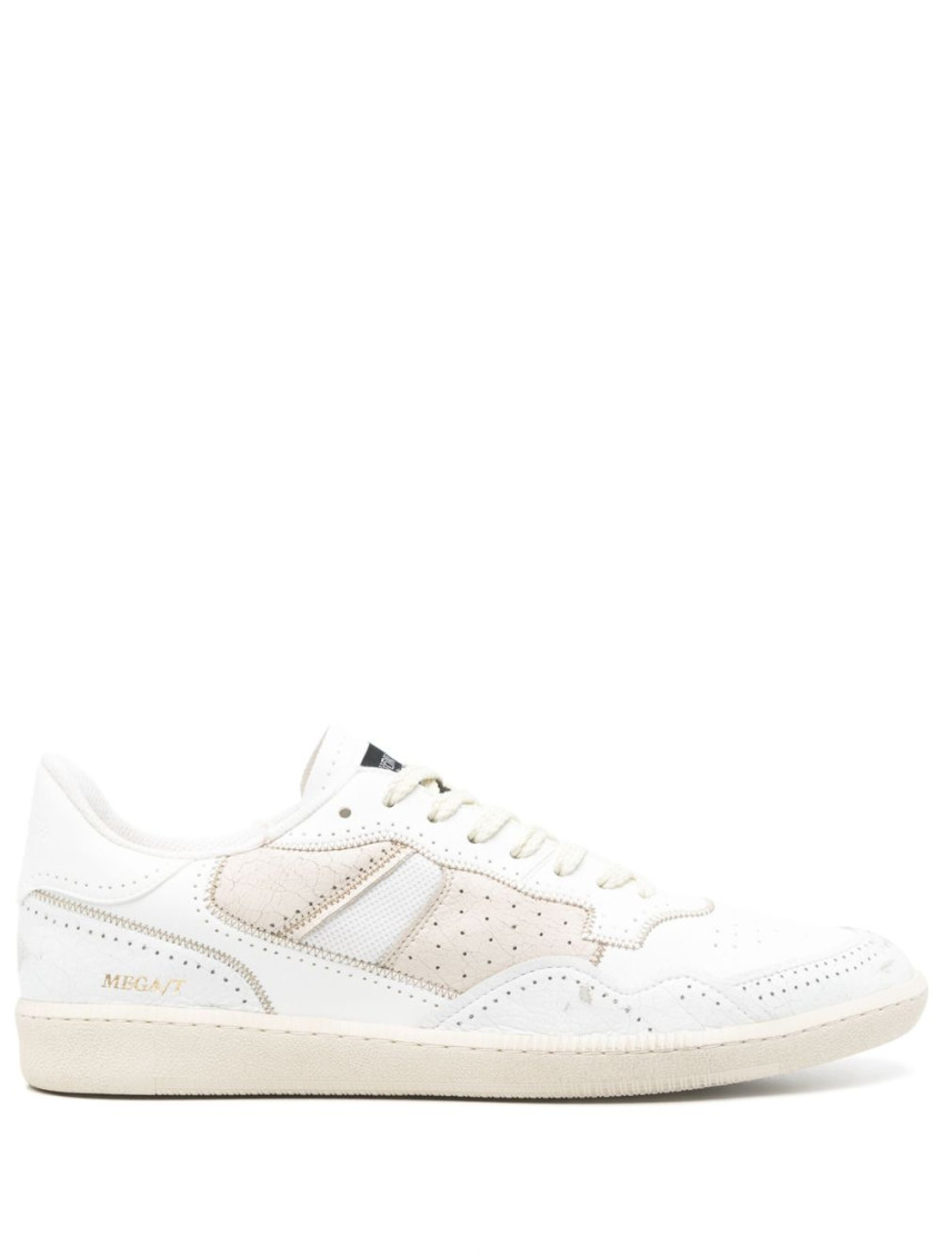 Shop Hidnander White Lace Up Sneaker